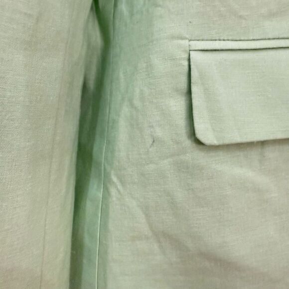 NWT Camila Coelho Revolve Adah Blazer Jacket Soft Mint Blue Women's Large - Picture 14 of 14